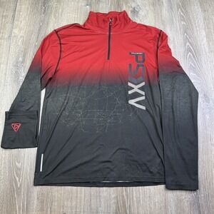 Polo Sport Ralph Lauren PSXV Thermo Vent Shirt Cycling Long Sleeve 1/4 Zip Men M